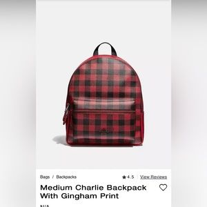 Coach Medium Charlie Backpack